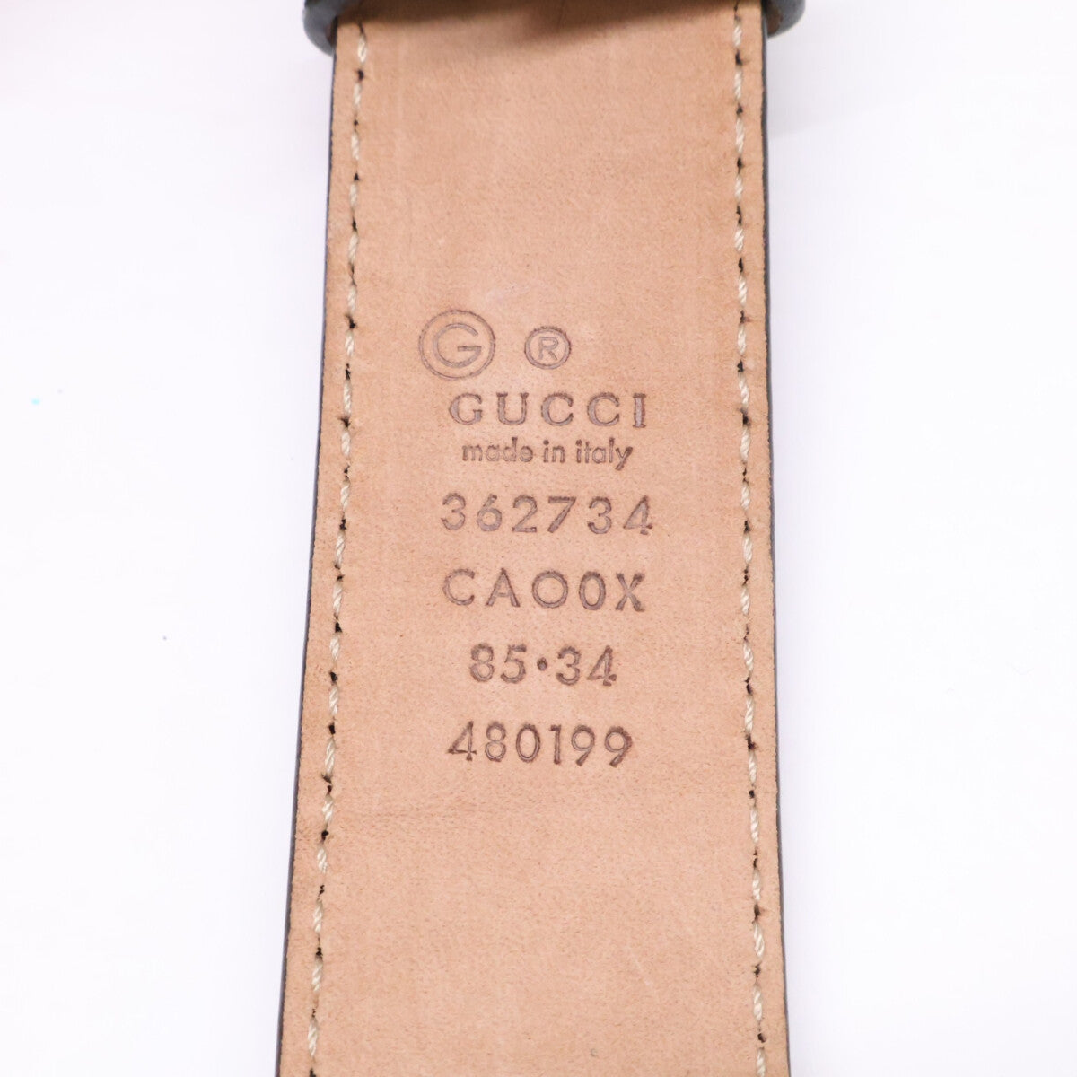 GUCCI グッチ 362734 CAO0X GGバックル レザー ベルト