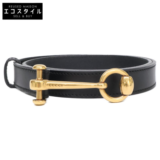 GUCCI グッチ 【美品】309898 1476 ホースビット レザー ベルト