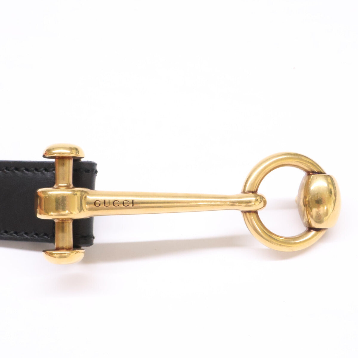 GUCCI グッチ 【美品】309898 1476 ホースビット レザー ベルト