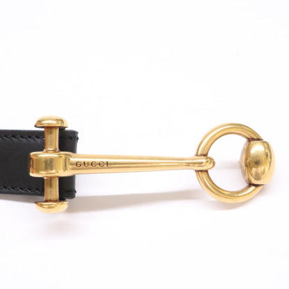GUCCI グッチ 【美品】309898 1476 ホースビット レザー ベルト