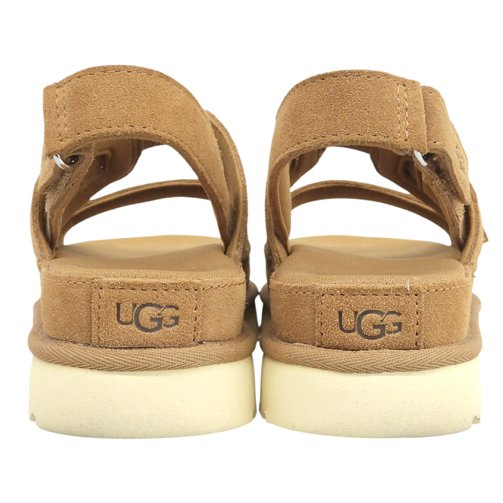 UGG アグ 新品同様 ゴールデンスター グリーム スエード サンダル シューズ レディース ブラウン 24cm 1175122 シューズ