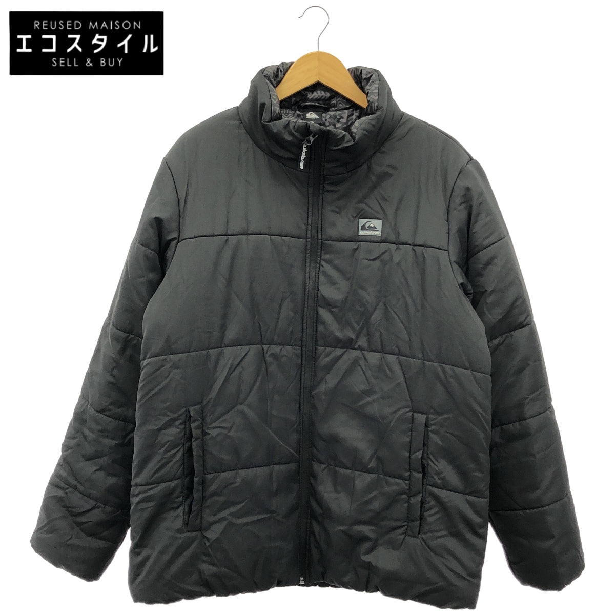 QUIKSILVER クイックシルバー QJK236901 ブラック 中綿ダウンジャケット トップス