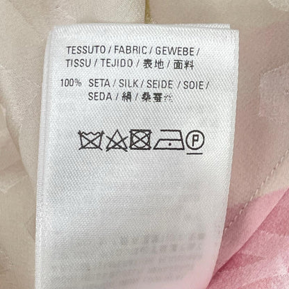 BALENCIAGA バレンシアガ 20年製 625516 ピンク 花柄 リボン スカーフ ブラウス トップス