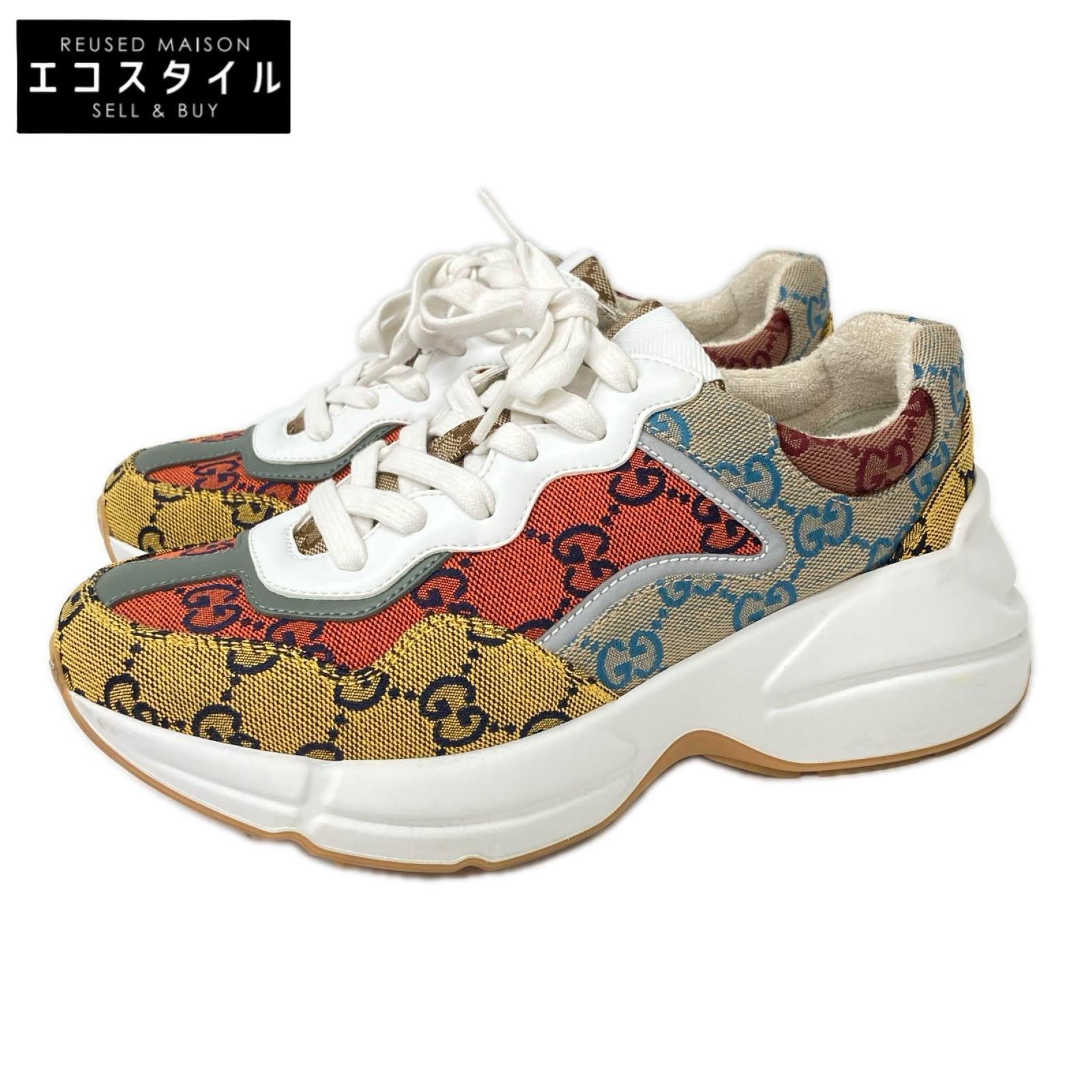 GUCCI グッチ 619891 GG RHYTON ライトン GGキャンバス スニーカー シューズ