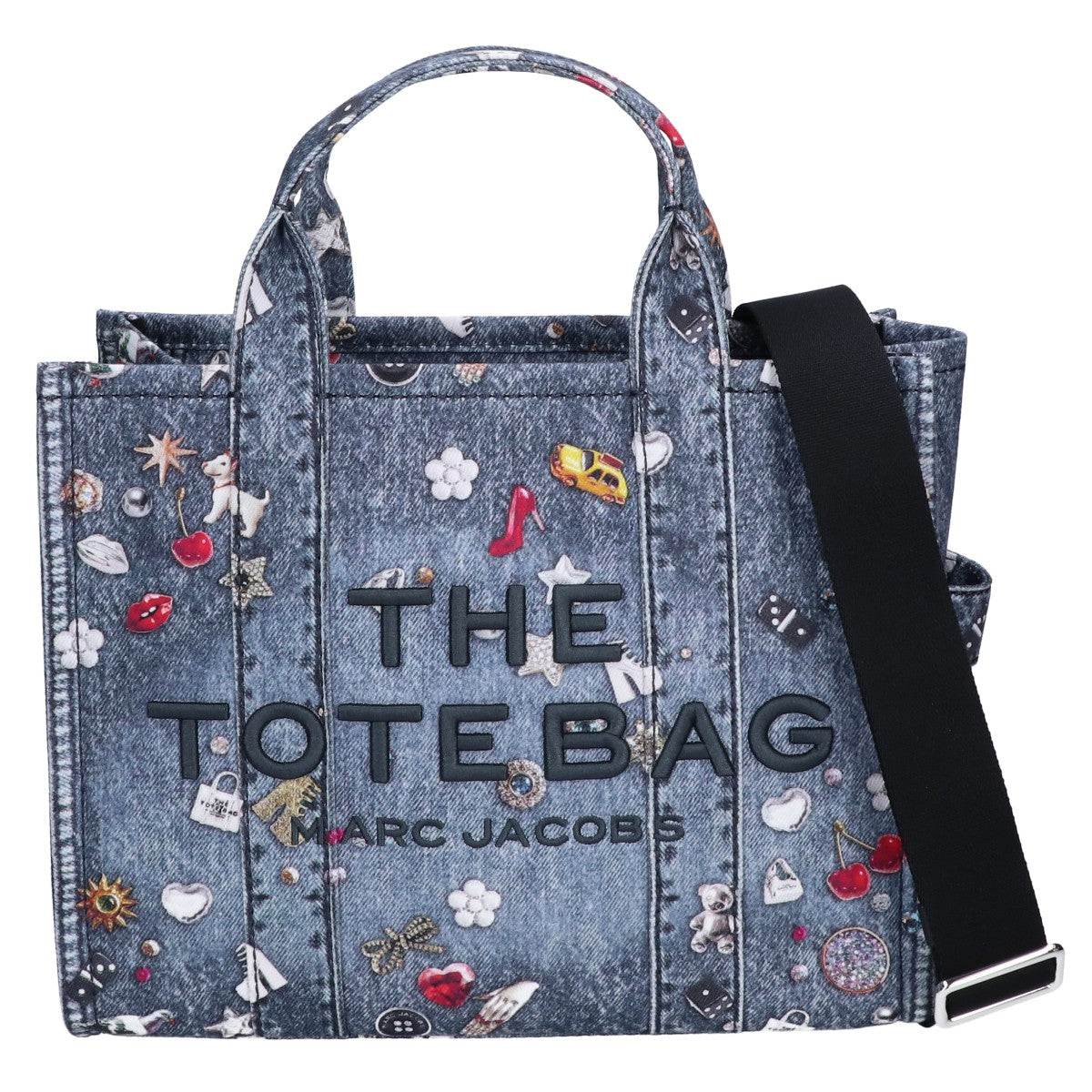 MARC JACOBS マークジェイコブス 【美品】2R5HTT018H02 THE TROMPE LOEIL TRINKET MEDIUM TOTE ザ トロンプルイユ トリンケット ミディアム トートバッグ