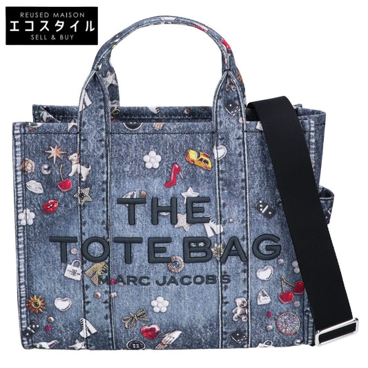 MARC JACOBS マークジェイコブス 【美品】2R5HTT018H02 THE TROMPE LOEIL TRINKET MEDIUM TOTE ザ トロンプルイユ トリンケット ミディアム トートバッグ