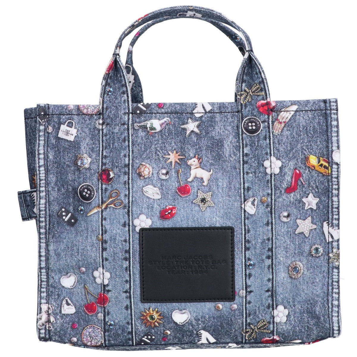 MARC JACOBS マークジェイコブス 【美品】2R5HTT018H02 THE TROMPE LOEIL TRINKET MEDIUM TOTE ザ トロンプルイユ トリンケット ミディアム トートバッグ