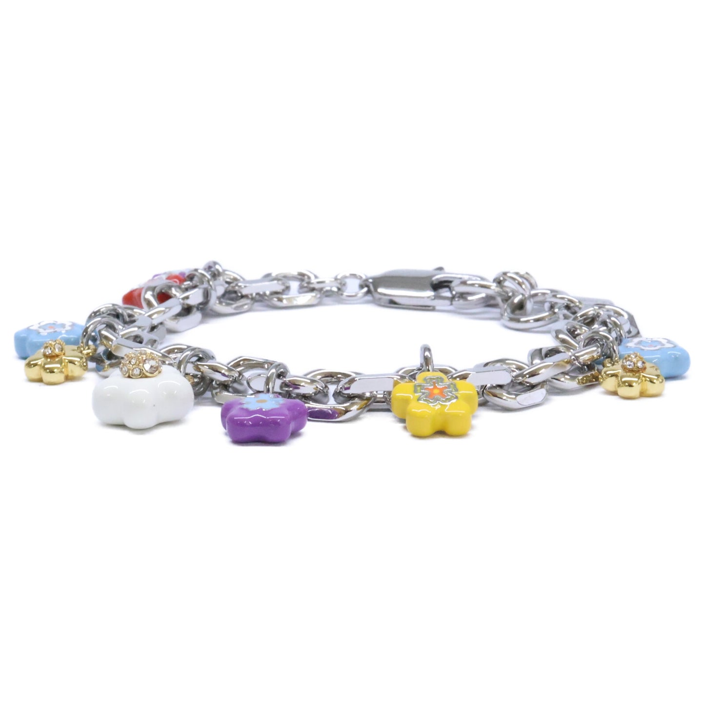 MARC JACOBS マーク ジェイコブス 【美品】2P5JBR001J45-098 THE WILD DAISY CHARM BRACELET ワイルド デイジー チャーム ブレスレット