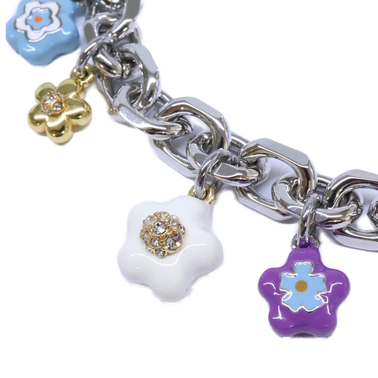 MARC JACOBS マーク ジェイコブス 【美品】2P5JBR001J45-098 THE WILD DAISY CHARM BRACELET ワイルド デイジー チャーム ブレスレット