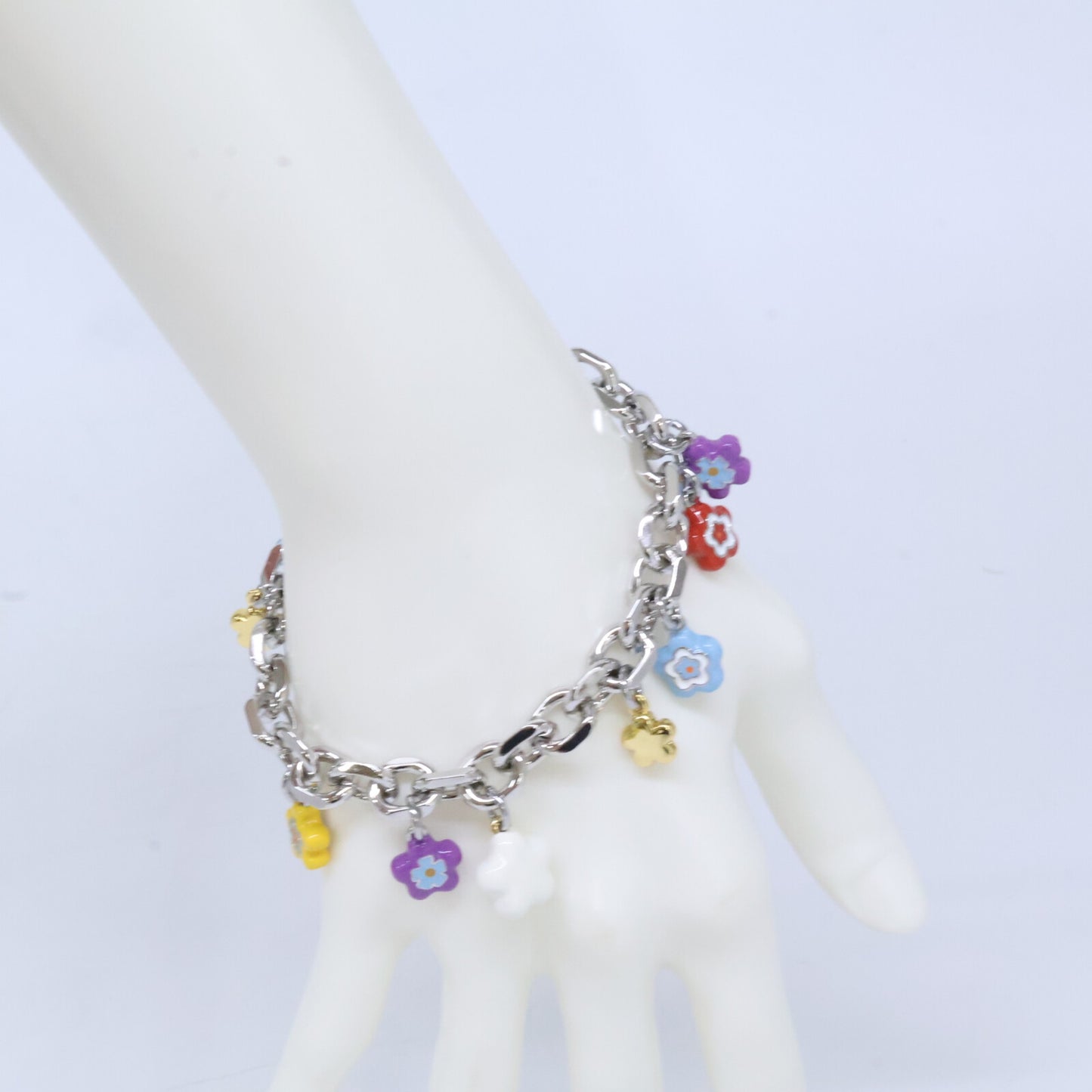 MARC JACOBS マーク ジェイコブス 【美品】2P5JBR001J45-098 THE WILD DAISY CHARM BRACELET ワイルド デイジー チャーム ブレスレット