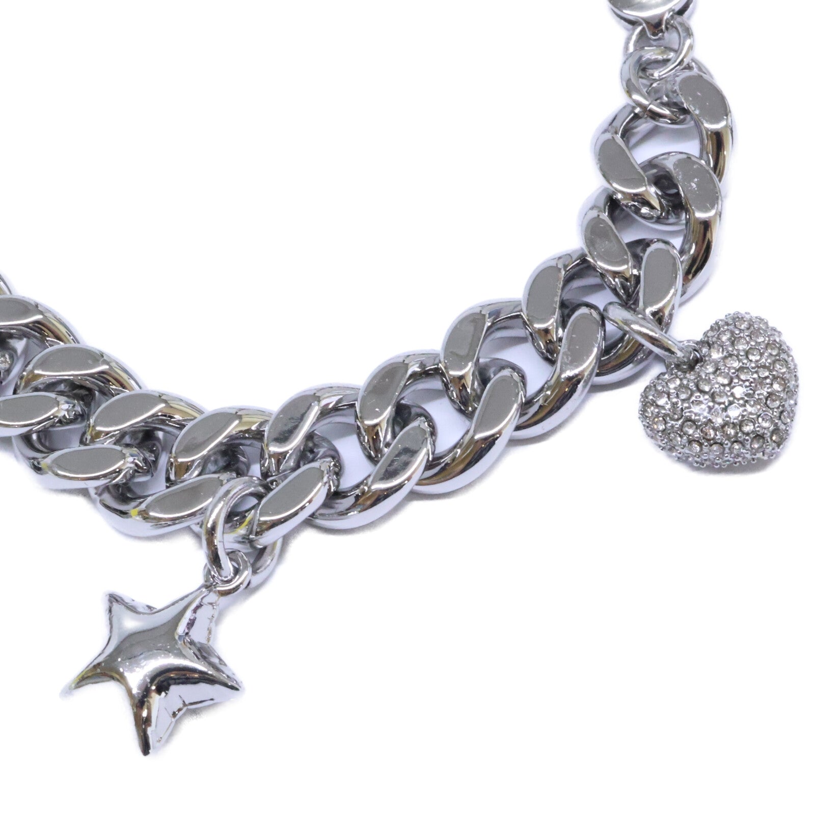 MARC JACOBS マーク ジェイコブス 【美品】2R3JBR001J81-059 THE PAVE MINI ICON CHARM BRACELET ミニ アイコン パヴェ チャーム ブレスレット