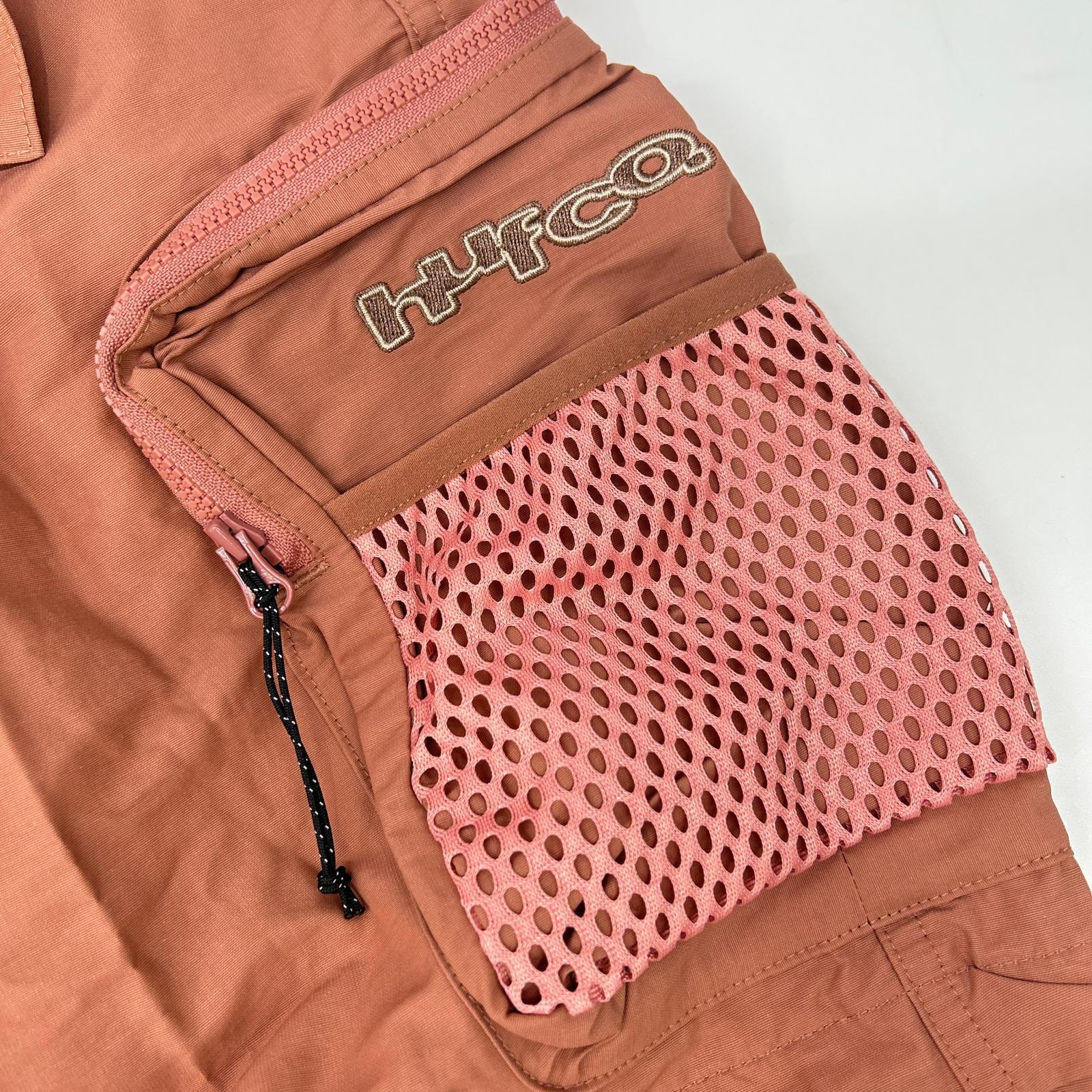 HUF ハフ 24SS ピンク ロゴ カーゴパンツ ボトムス