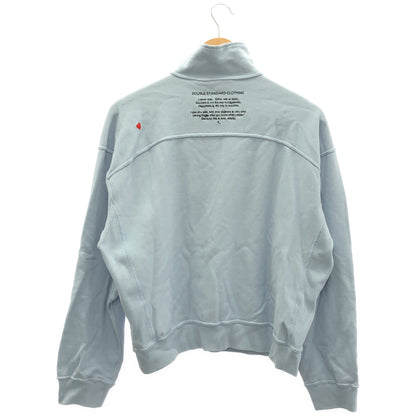 Champion チャンピオン ×ダブルスタンダード ライトブルー ハーフジップ トレーナー トップス