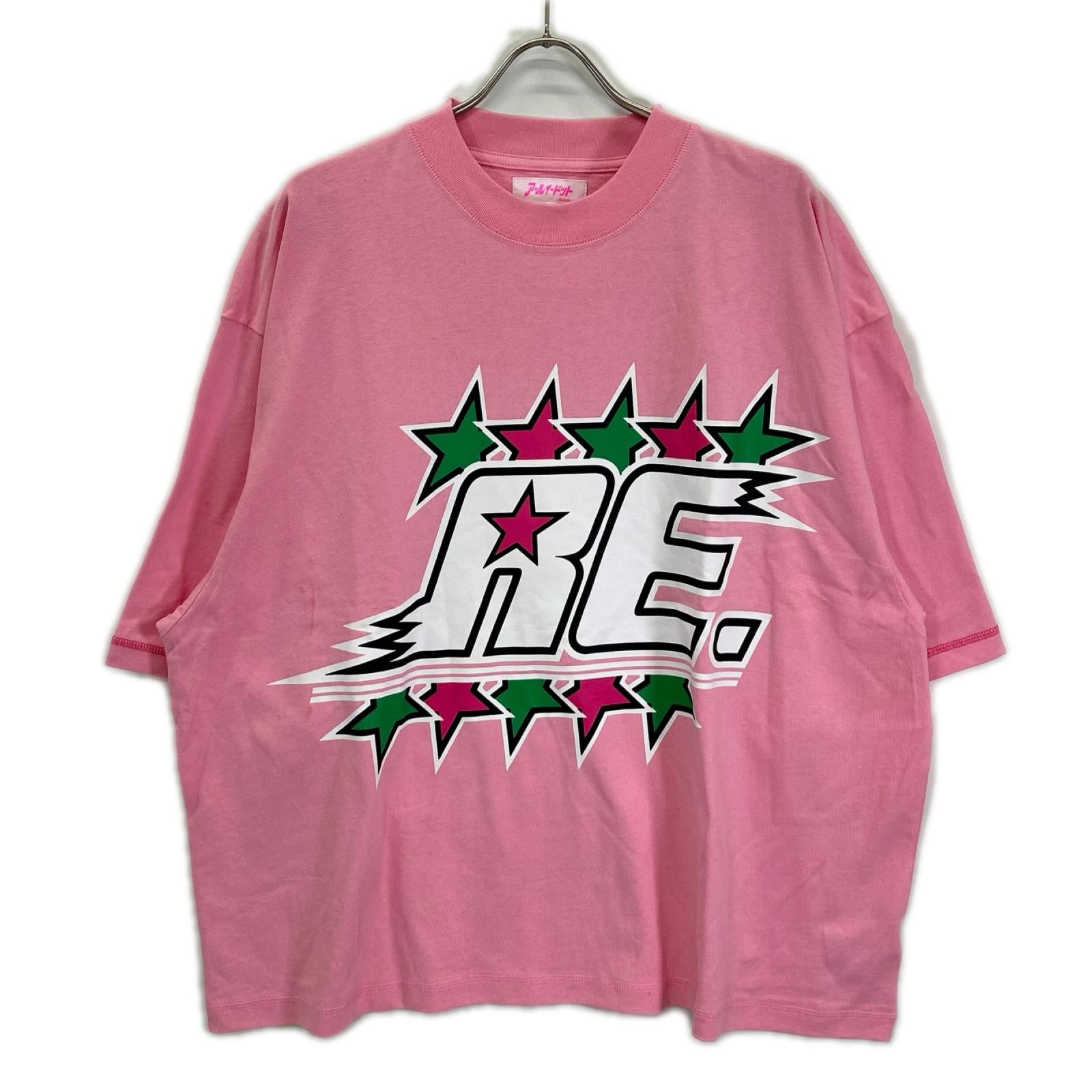RE. アールイードット ピンク コットン Tシャツ トップス