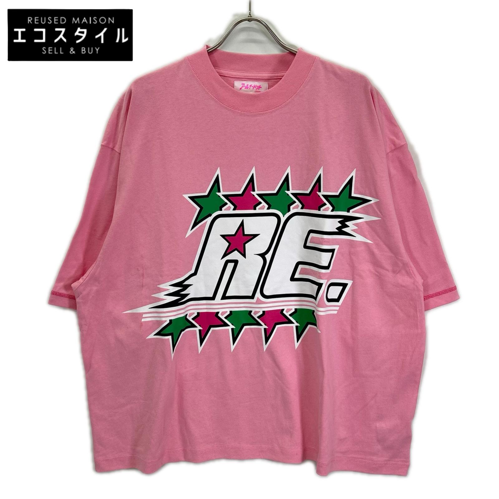 RE. アールイードット ピンク コットン Tシャツ トップス