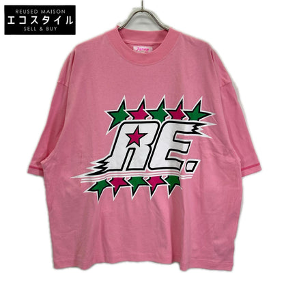 RE. アールイードット ピンク コットン Tシャツ トップス