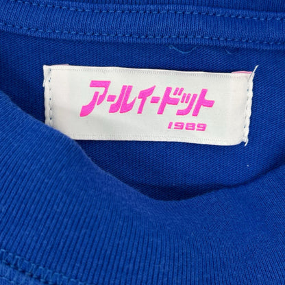 RE. アールイードット ブルー コットン Tシャツ トップス