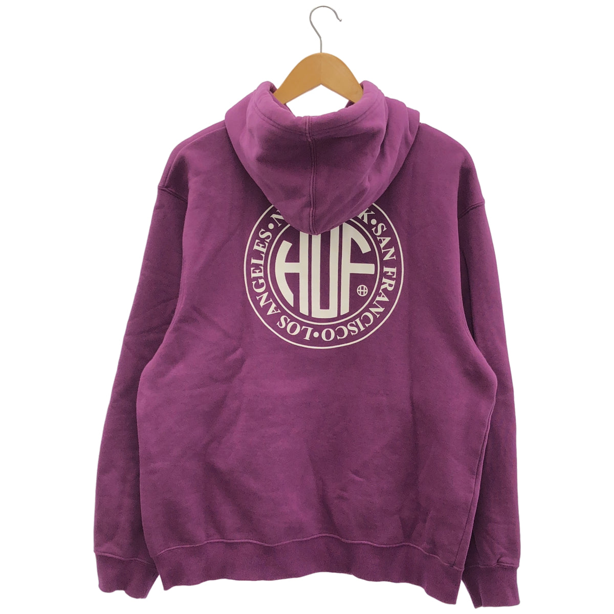 HUF ハフ パープル コットン プルオーバー パーカー トップス