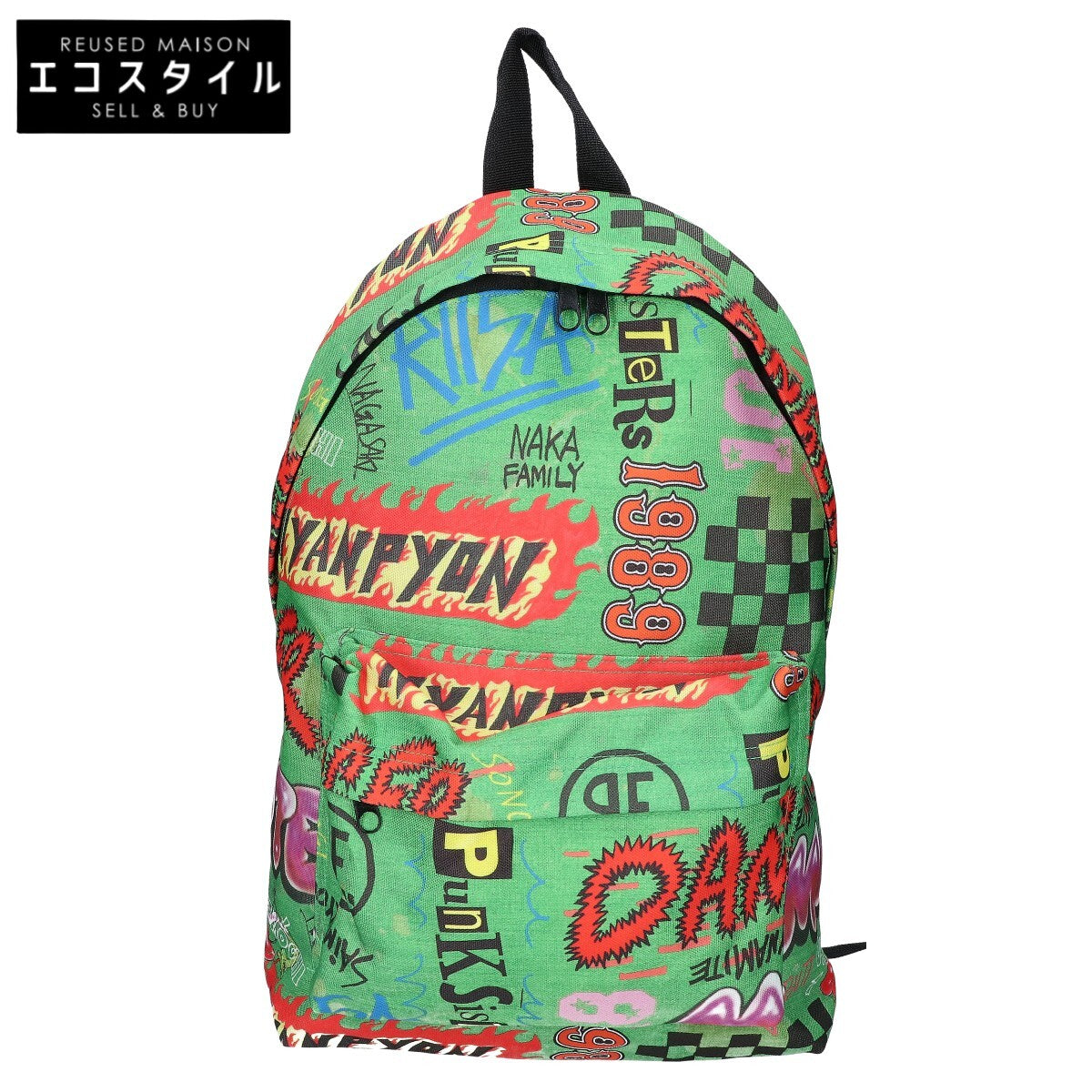 RE. アールイードット 【美品】25SS-DW004 P00000IX 総柄ラクガキリュック バックパック リュック バックパック