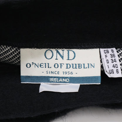 O’Neil of Dublin オニール オブ ダブリン B12738W グレー ウール グレンチェック 切り替えベルトミニスカート スカート 36 レディース