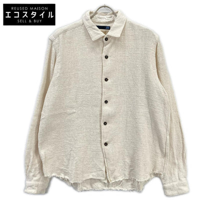 163SH10 ホワイト コットン シャツジャケット ジャケット