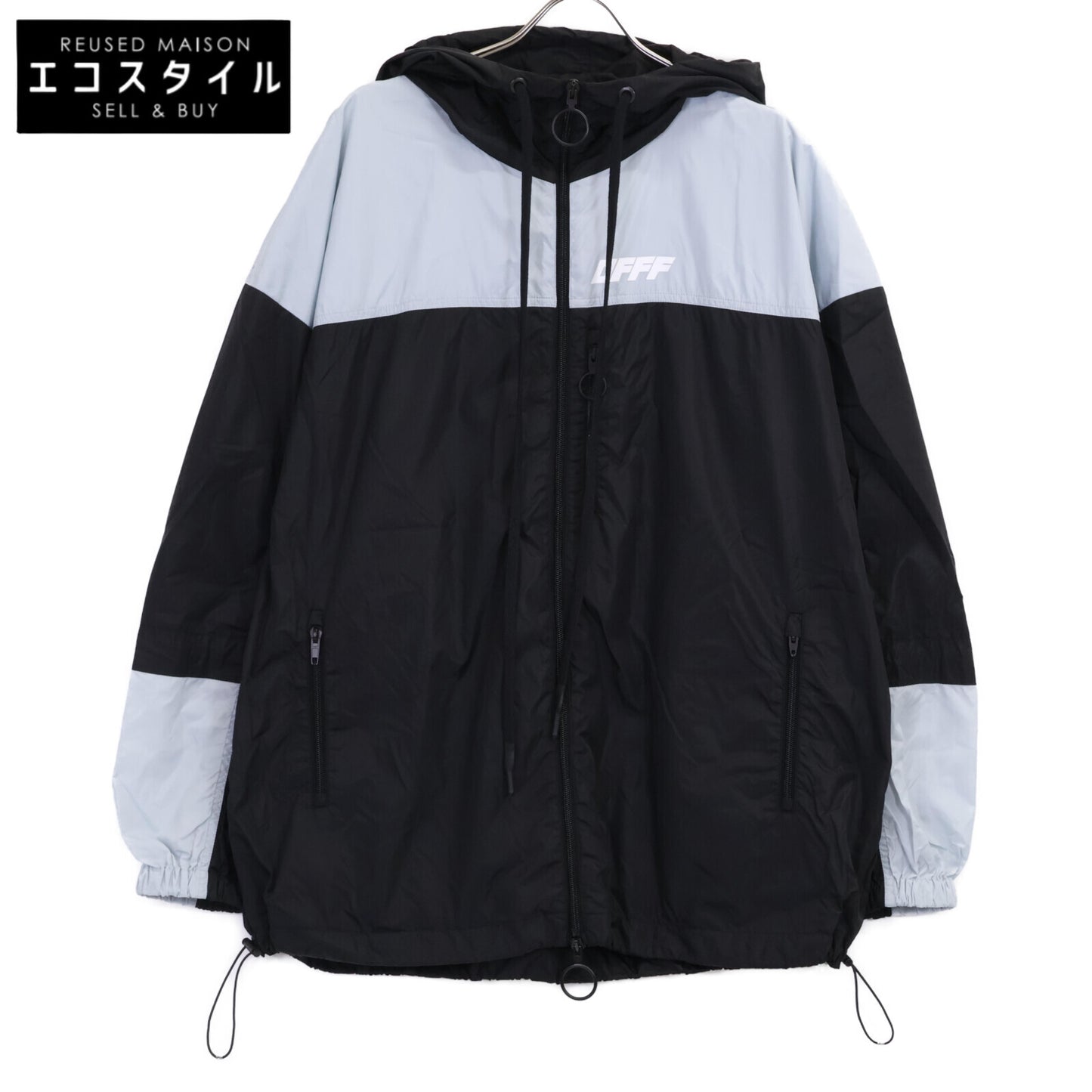 OFF-WHITE オフホワイト 美品 OMEA169E19E06003 UNFINISHED WINDBREAKER ジャケット