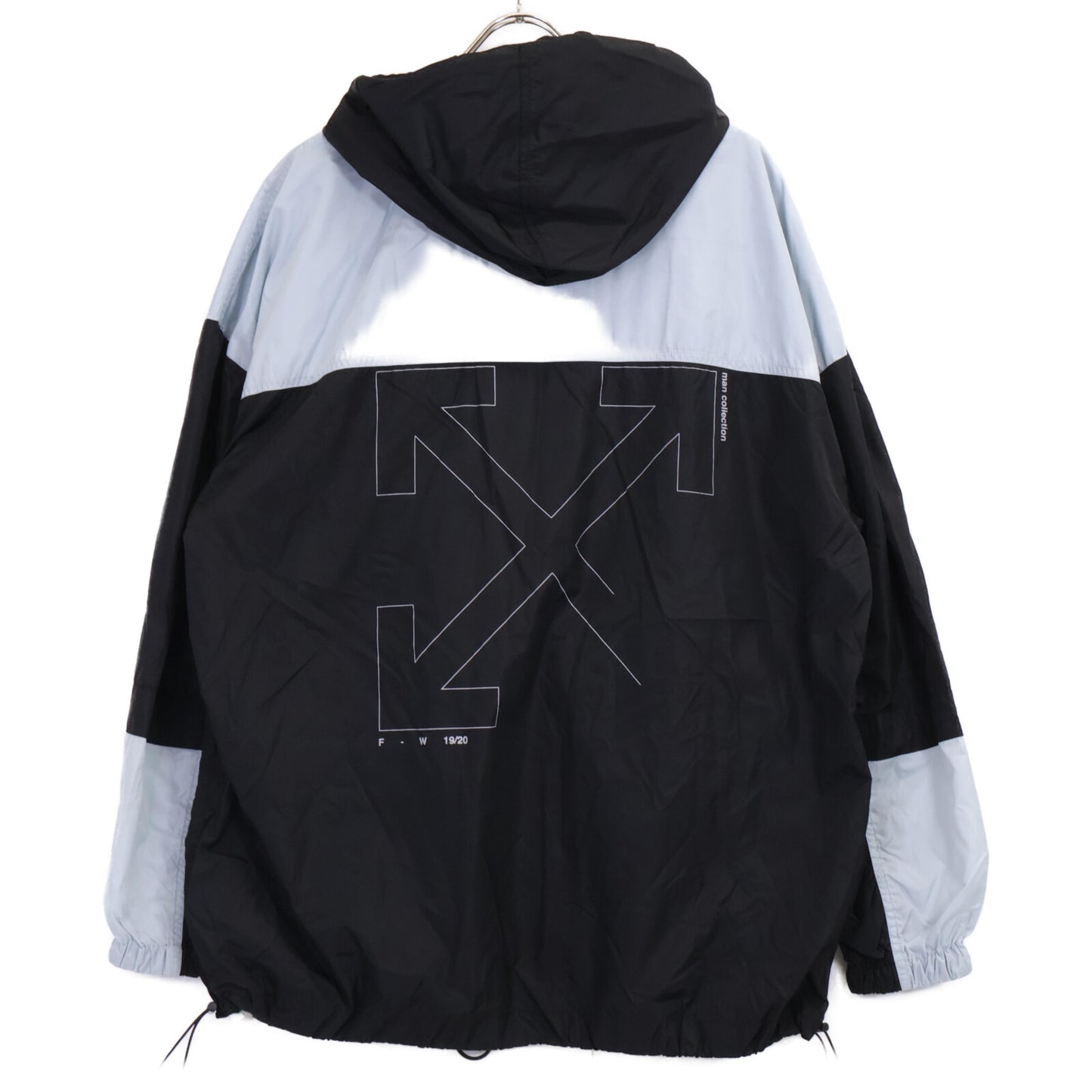OFF-WHITE オフホワイト 美品 OMEA169E19E06003 UNFINISHED WINDBREAKER ジャケット