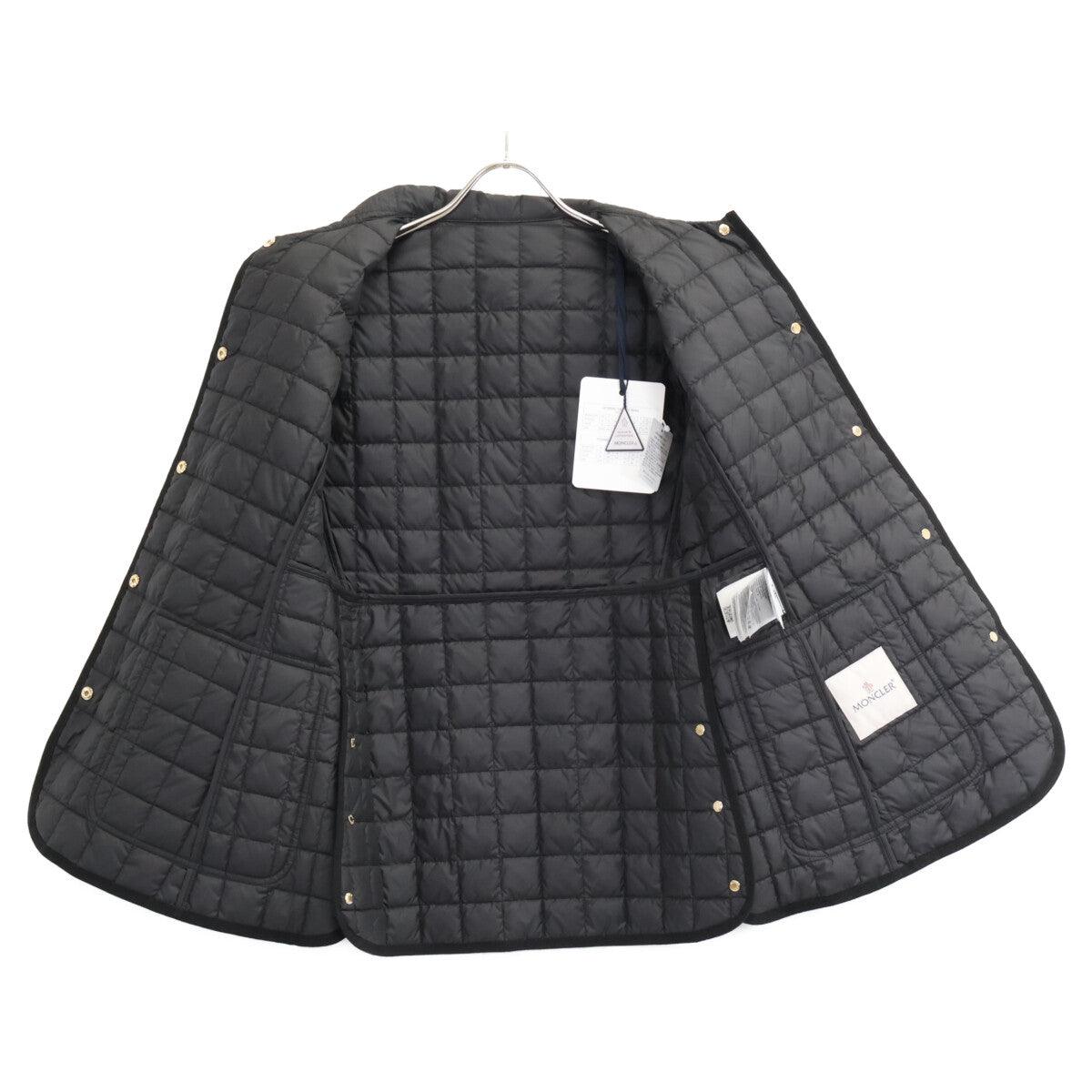 新品同様 24年製 EPINAL キルティング ダウンシャツ ジャケット O レディース