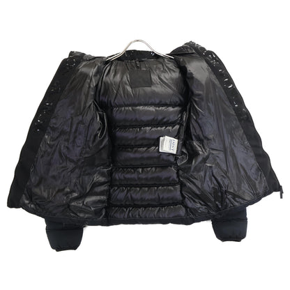 23 HERBE Lettering Logo Short Down Jacket O Women's