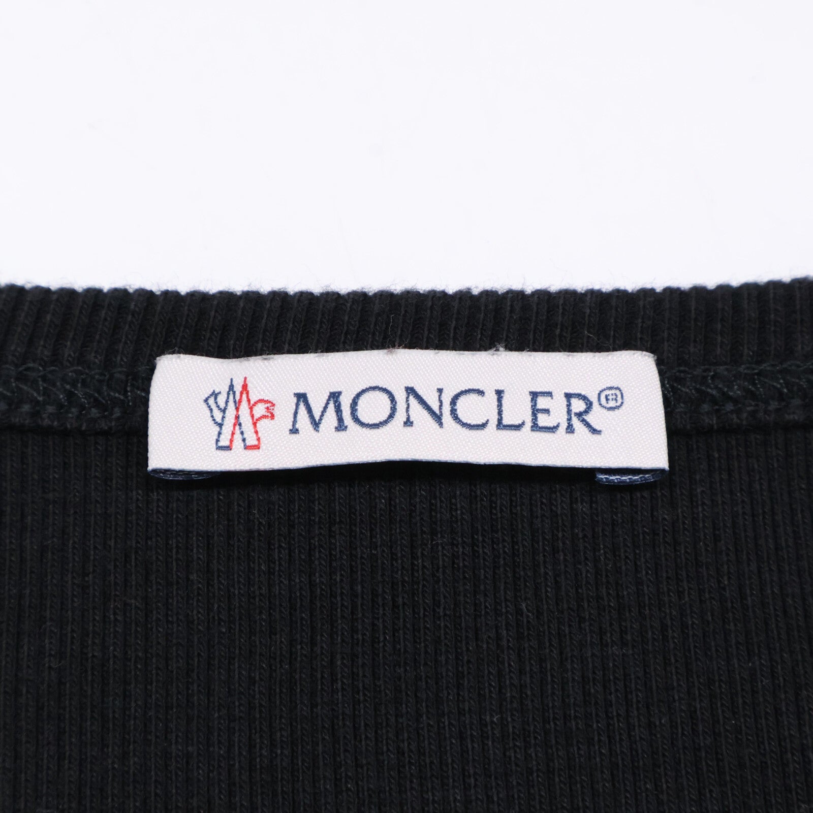 MONCLER モンクレール 23年製 ブラック VESTITO リブニット ノースリーブ ワンピース ワンピース