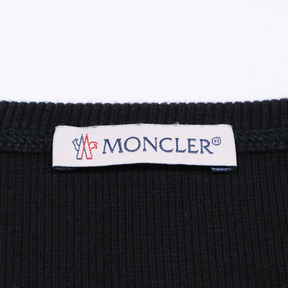 MONCLER モンクレール 23年製 ブラック VESTITO リブニット ノースリーブ ワンピース ワンピース