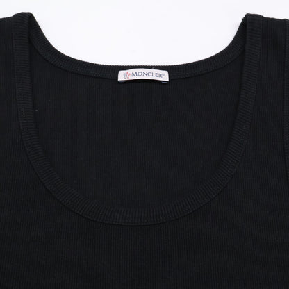 MONCLER モンクレール 23年製 ブラック VESTITO リブニット ノースリーブ ワンピース ワンピース