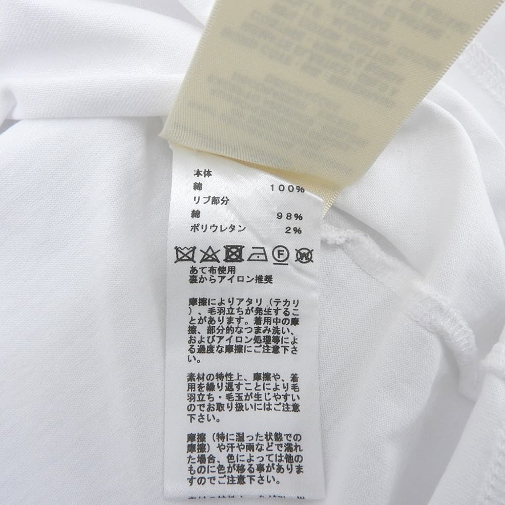 HERMES エルメス 美品 ポケットデザイン Tシャツ トップス レディース ホワイト 36 47-7703 トップス