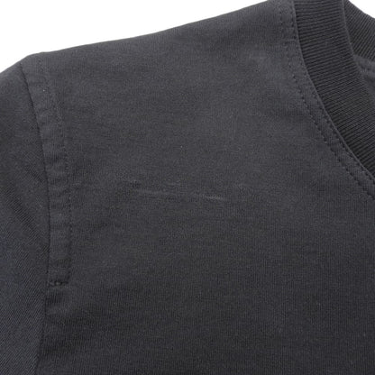 HERMES エルメス 美品 コットン 胸デザイン Tシャツ トップス レディース ブラック 36 47-7703 トップス