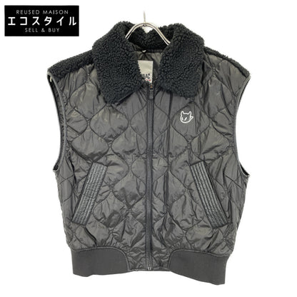 [Excellent Condition] WWVAW23701 Quilted Vest with Boa Collar, Padded, Size 2, Men's