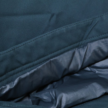 GREEN Zip-up Short Length Down Vest/Half Pants Set-up Suit Set-up S/26 Ladies