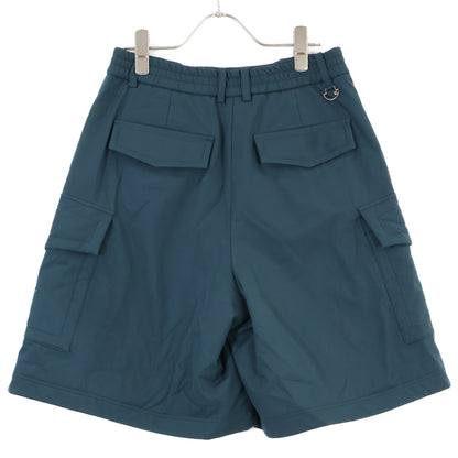 GREEN Zip-up Short Length Down Vest/Half Pants Set-up Suit Set-up S/26 Ladies