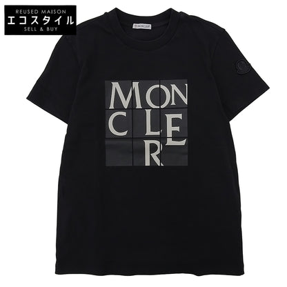 MONCLER 盟可睐 美品 棉质印花T恤 上衣 女款 黑色 XS 上衣