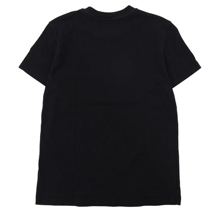 MONCLER モンクレール 美品 コットン プリント Tシャツ トップス レディース ブラック XS トップス