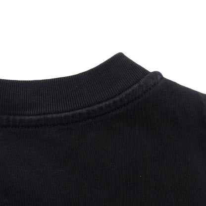 MONCLER モンクレール 美品 コットン プリント Tシャツ トップス レディース ブラック XS トップス