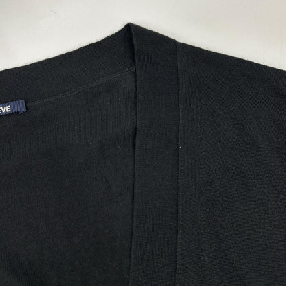 YLEVE イレーヴ ブラック カシミヤシルク混 ウール ロング カーディガン トップス