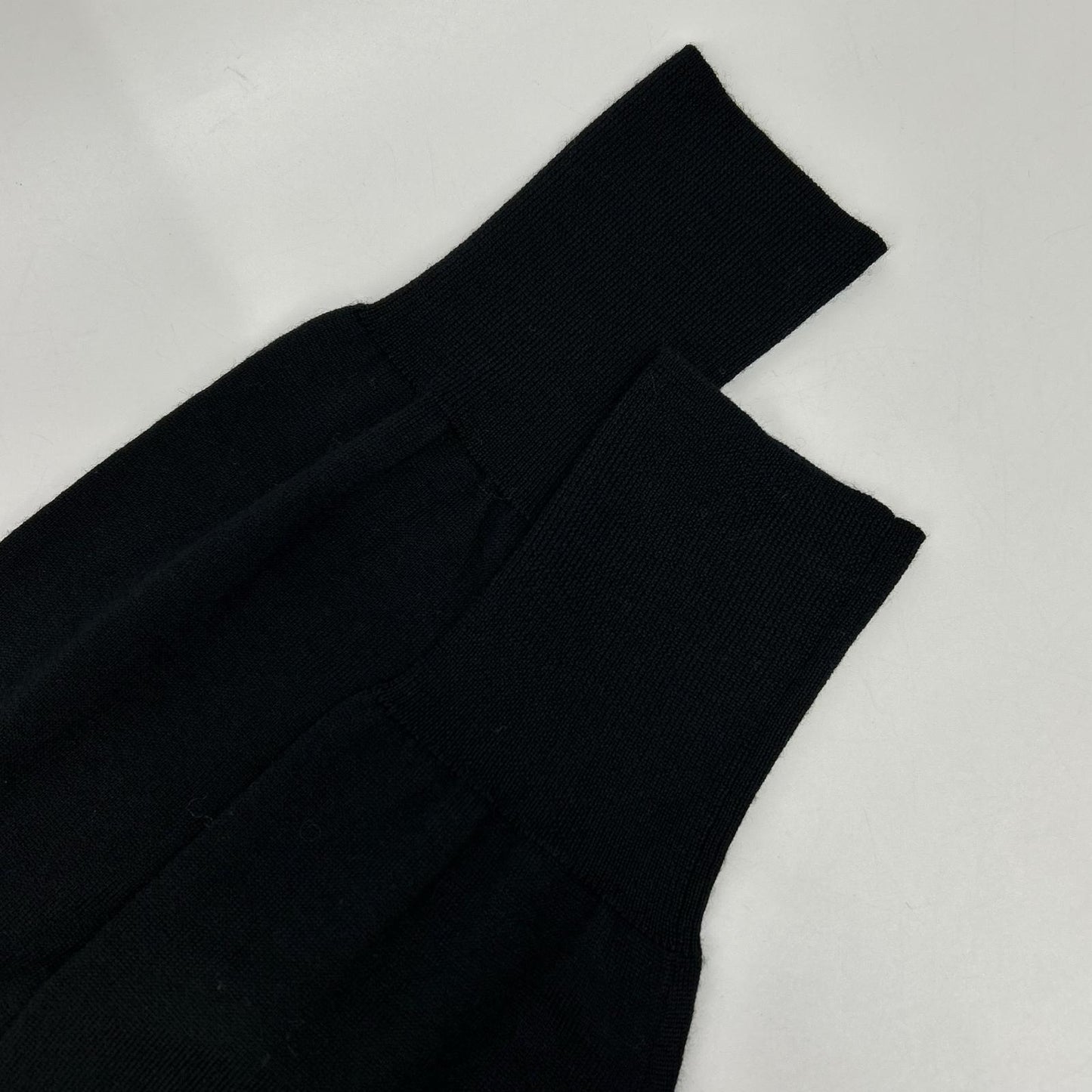 YLEVE イレーヴ ブラック カシミヤシルク混 ウール ロング カーディガン トップス