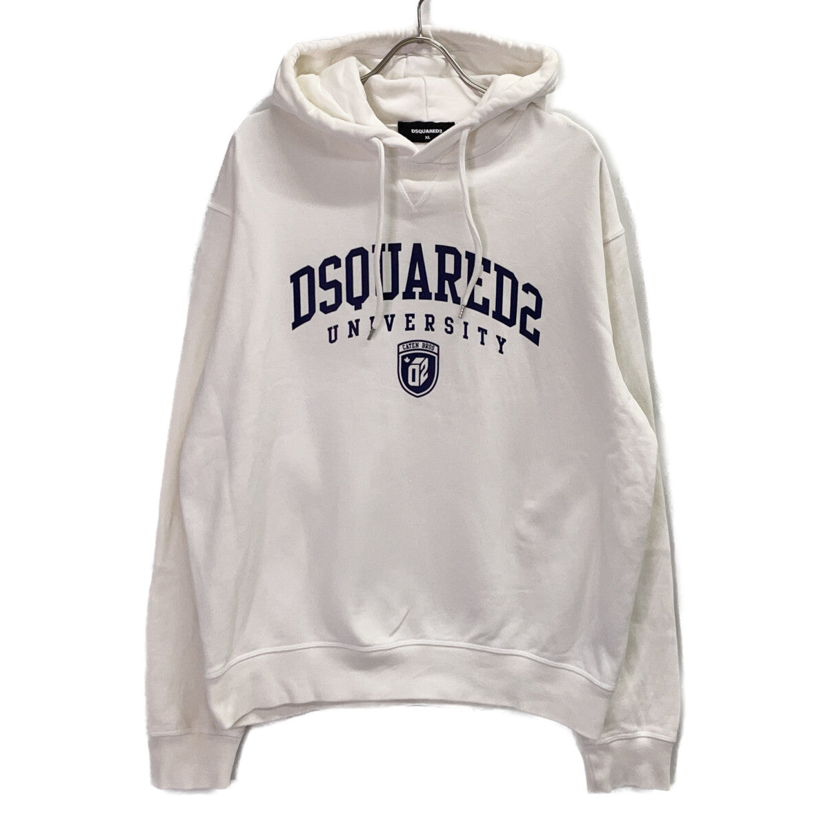 DSQUARED2 DSQUARED2 23 S74GU0744 white logo hoodie tops