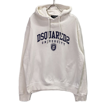 DSQUARED2 DSQUARED2 23 S74GU0744 white logo hoodie tops