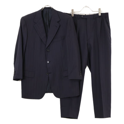 NOMENTANO Striped Wool 3-Button Single Suit Set-up *No size is indicated. Men's