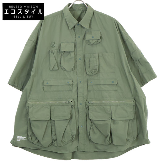 Freshservice フレッシュサービス FSW-22-SH_30 カーキ TACTICAL POCKET STRETCH S/S SHIRT トップス