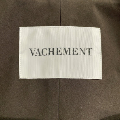 VACHEMENT VF-06-601 Khaki Recycled Shell Taffeta High-Low Coat