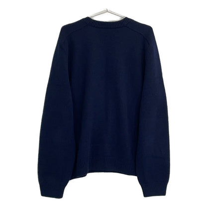 CELINE 2AC85048T Gray Wool-Cashmere Triomphe Crewneck Sweater Top
