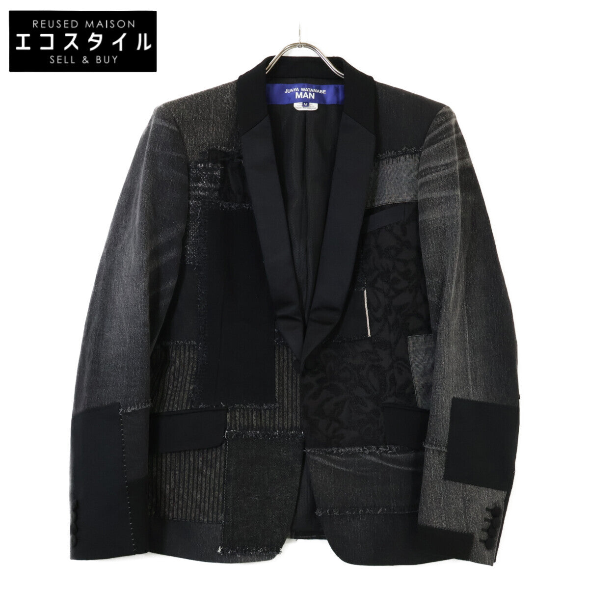 COMMEdesGARCONS JUNYA WATANABE 【Excellent condition】AD2024 WO-J005 Patchwork Tailored Jacket