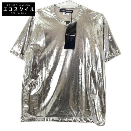 COMME des GARÇONS JUNYA WATANABE JO-T015 2024 Silver Metallic T-Shirt Top